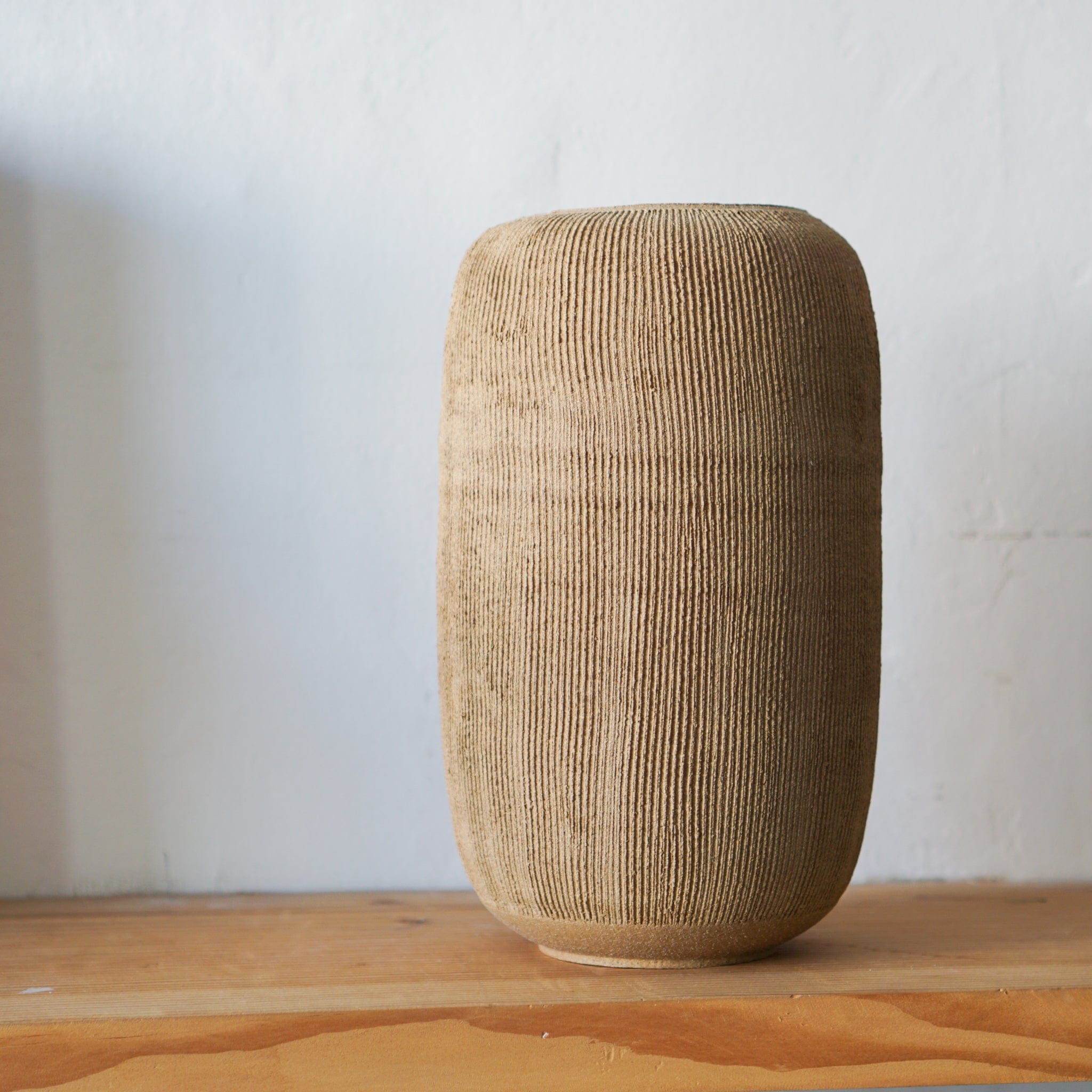 Ceramicah Decor Ceramicah Dune 03 Vessel-Sandstone-Large | CURBSIDE PICK UP ONLY