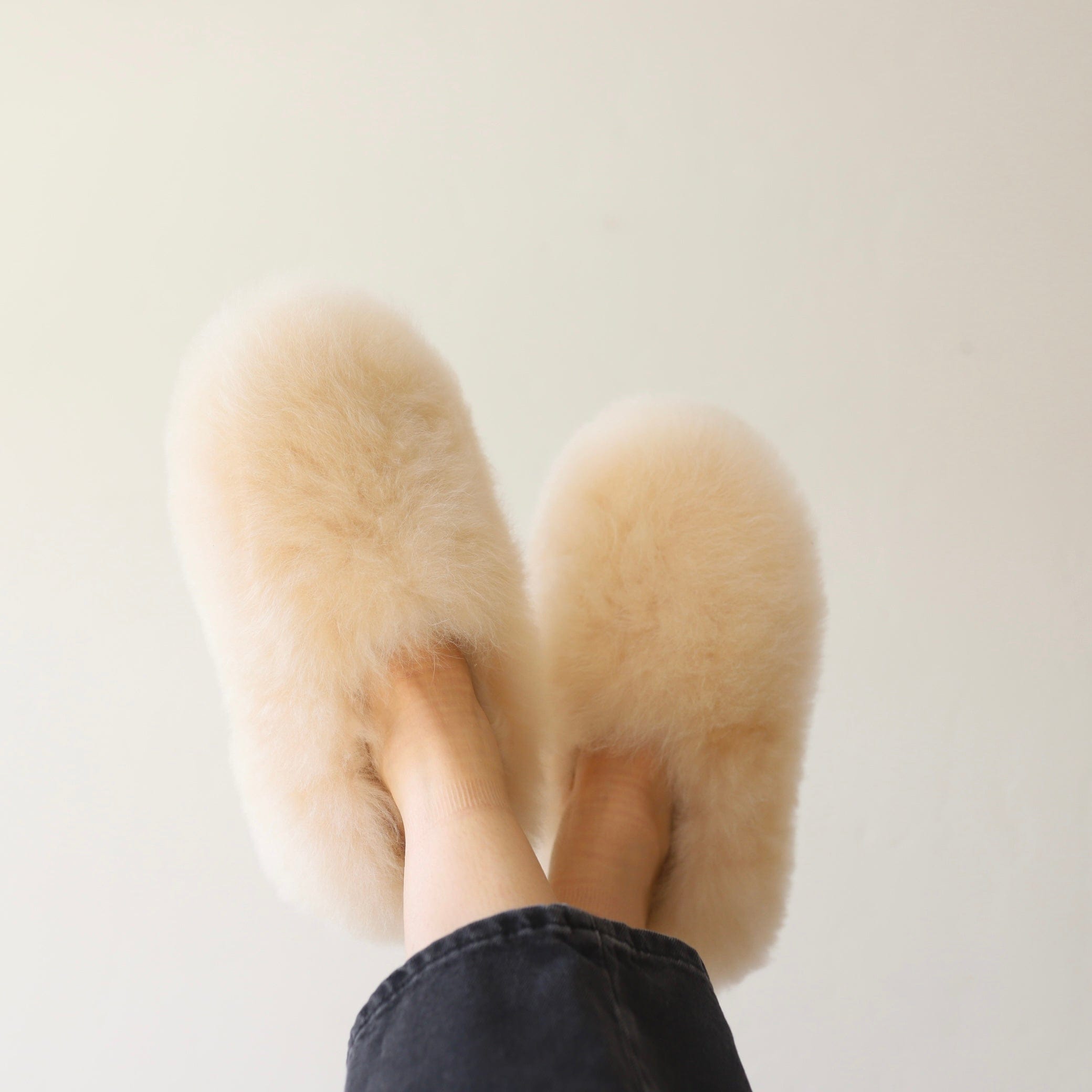 Intiearth Accessories Large Cozy Alpaca Slippers