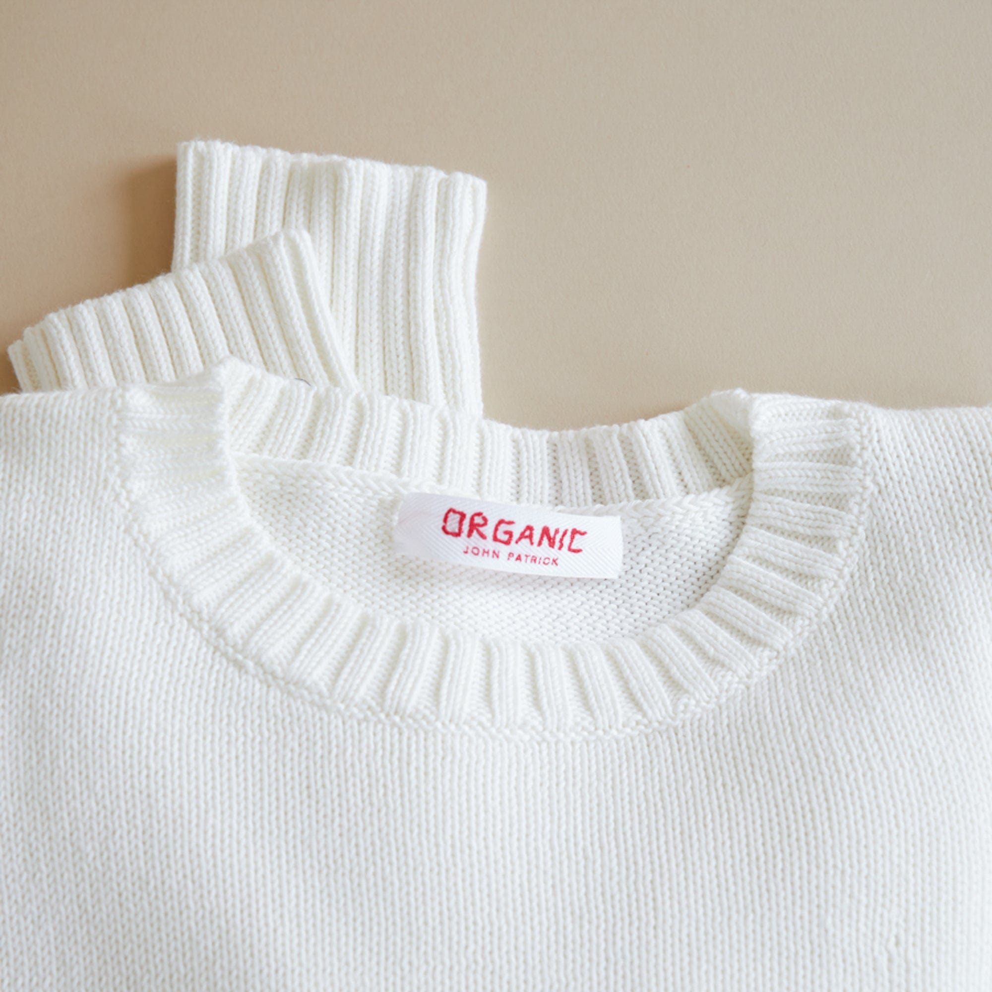 Organic John Patrick Sweaters Creme / Medium Organic by John Patrick - Cotton Wide Pullover