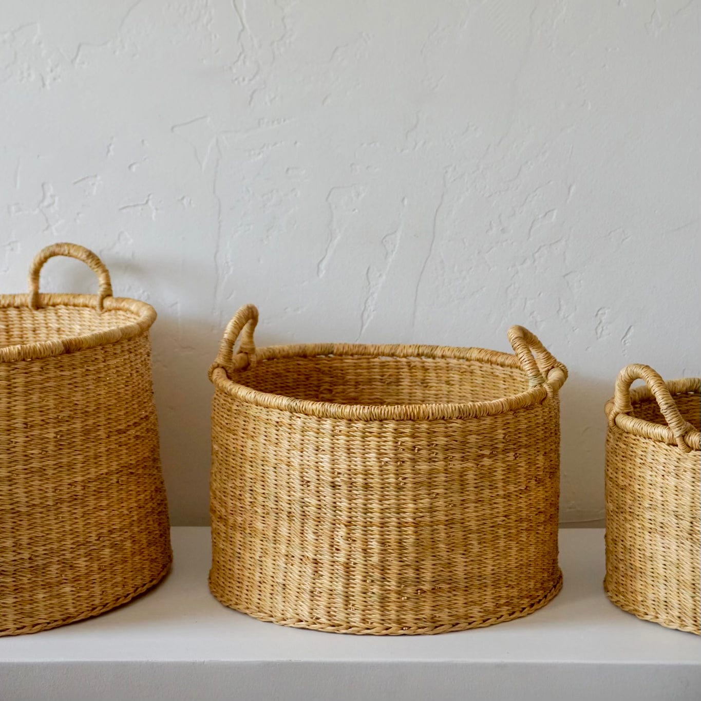 Large Flat Baskets