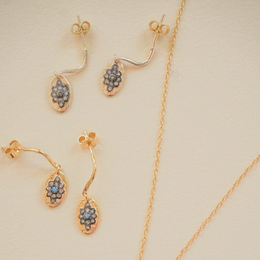 5 Octobre Jewelry Vermeil Drop Earrings