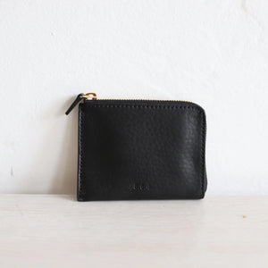 8.6.4 Apparel Black Short Leather Wallet - Black