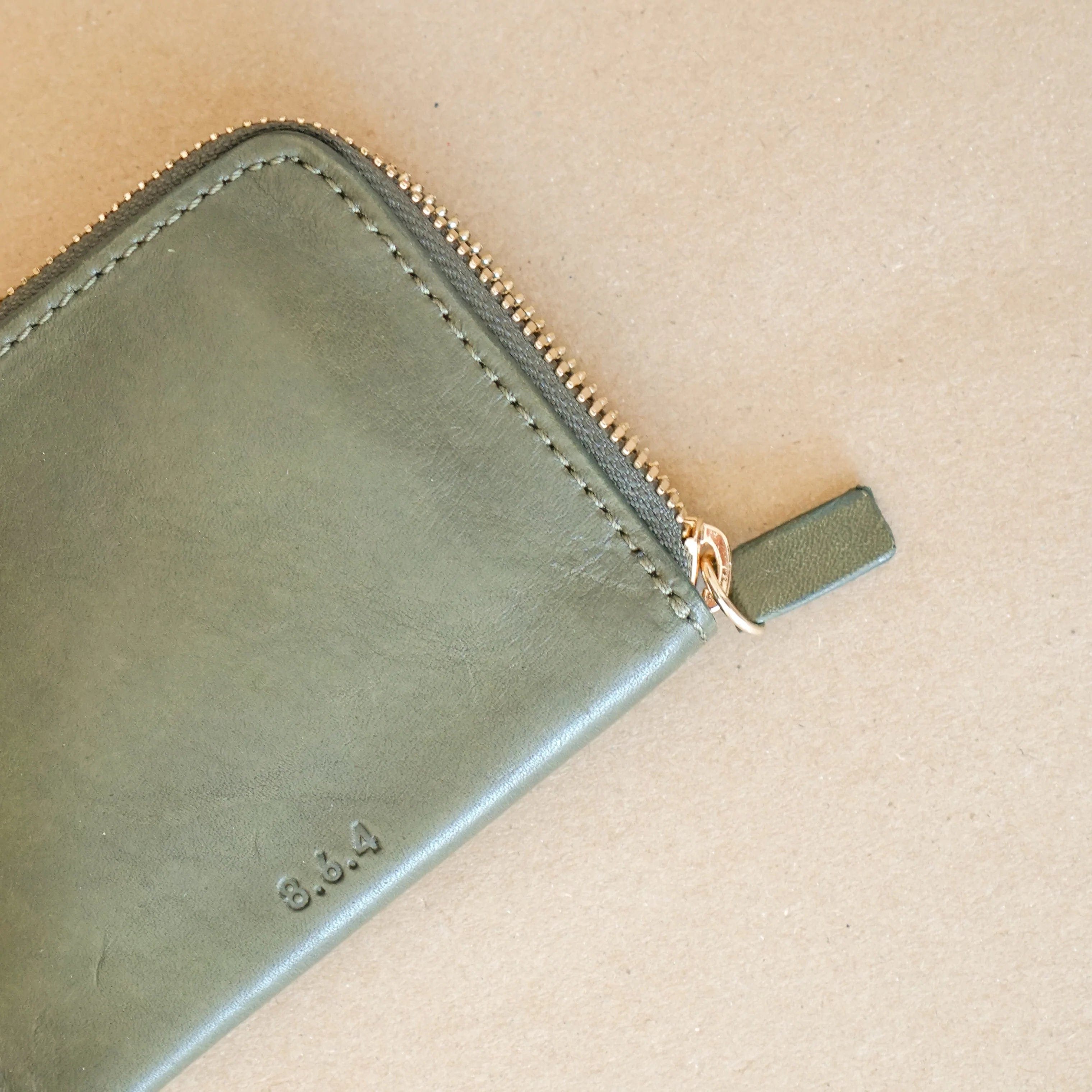 8.6.4 Apparel Military Green Short Leather Wallet