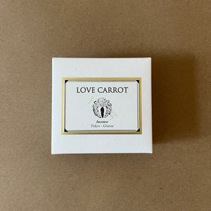 AIZA - Four Design Apothecary Love Carrot Incense Pack With Ceramic Tray