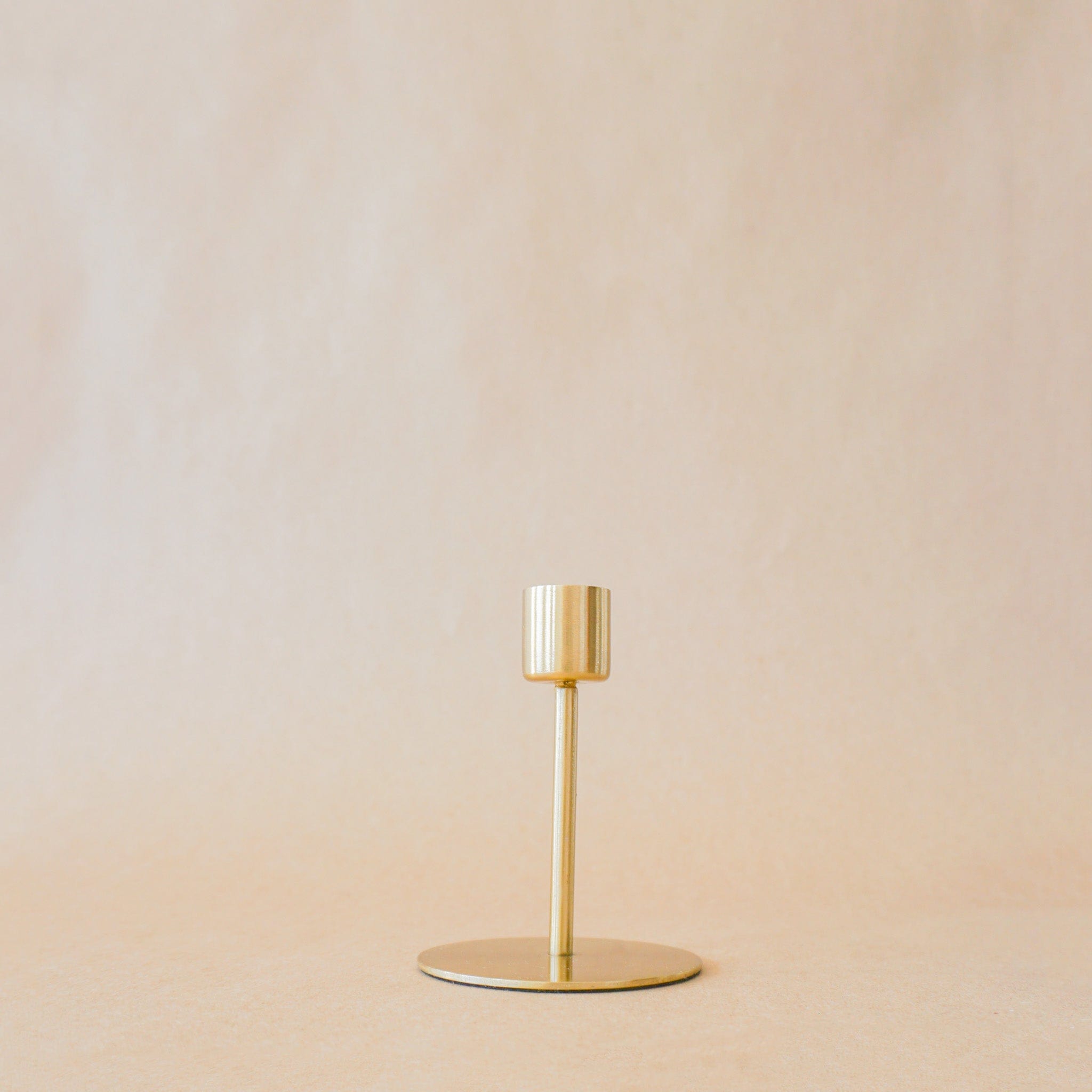 BE HOME Decor Gold / Medium Taper Candle Holders
