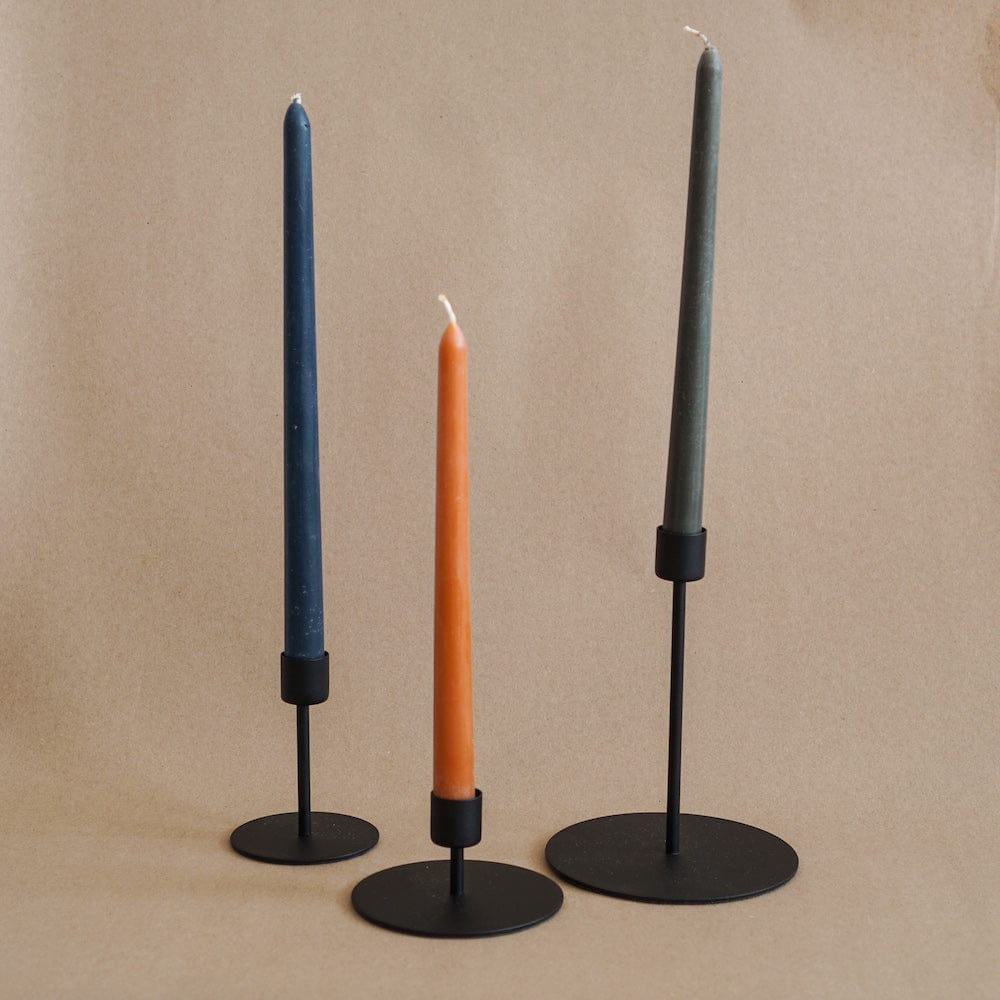 BE HOME Decor Taper Candle Holder in Black