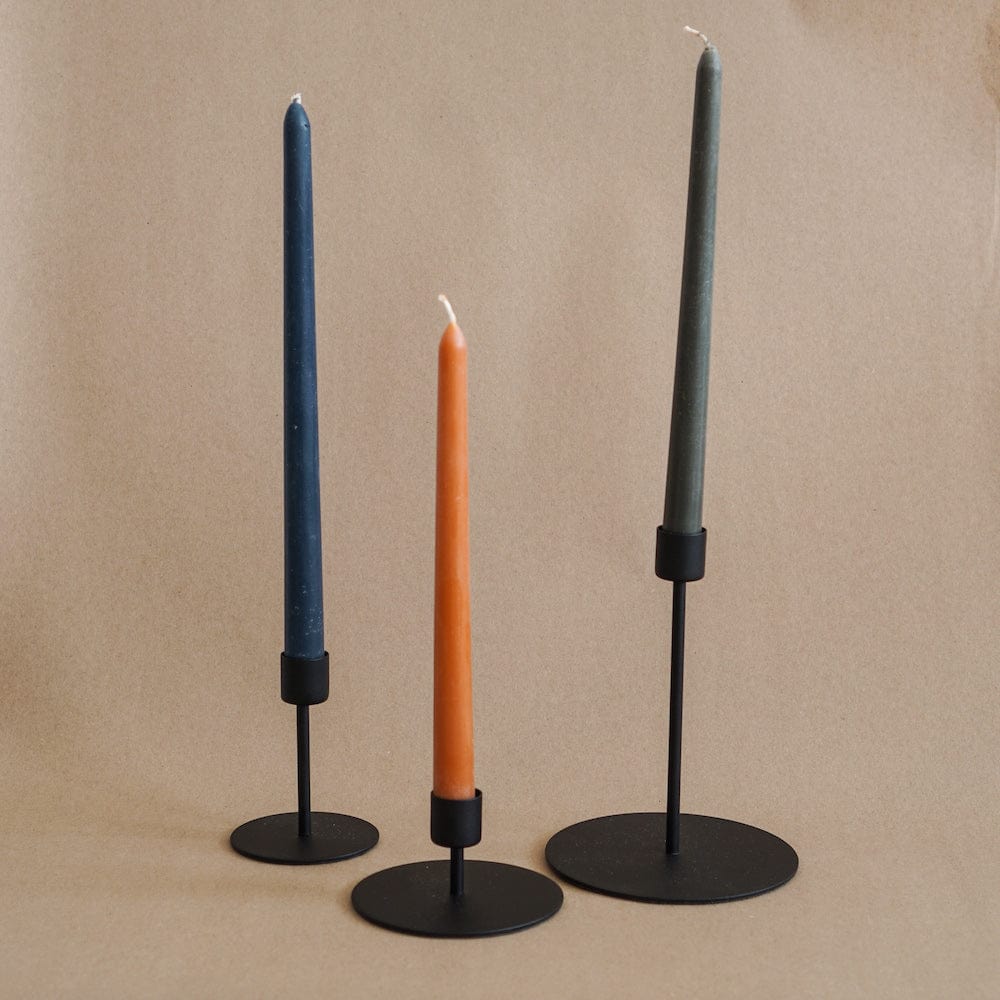 BE HOME Decor Taper Candle Holder in Black