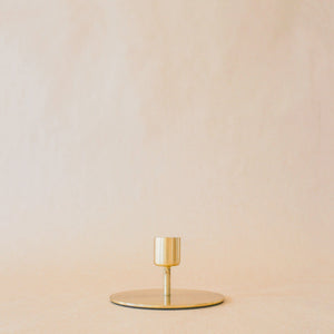 BE HOME Decor Taper Candle Holder in Gold