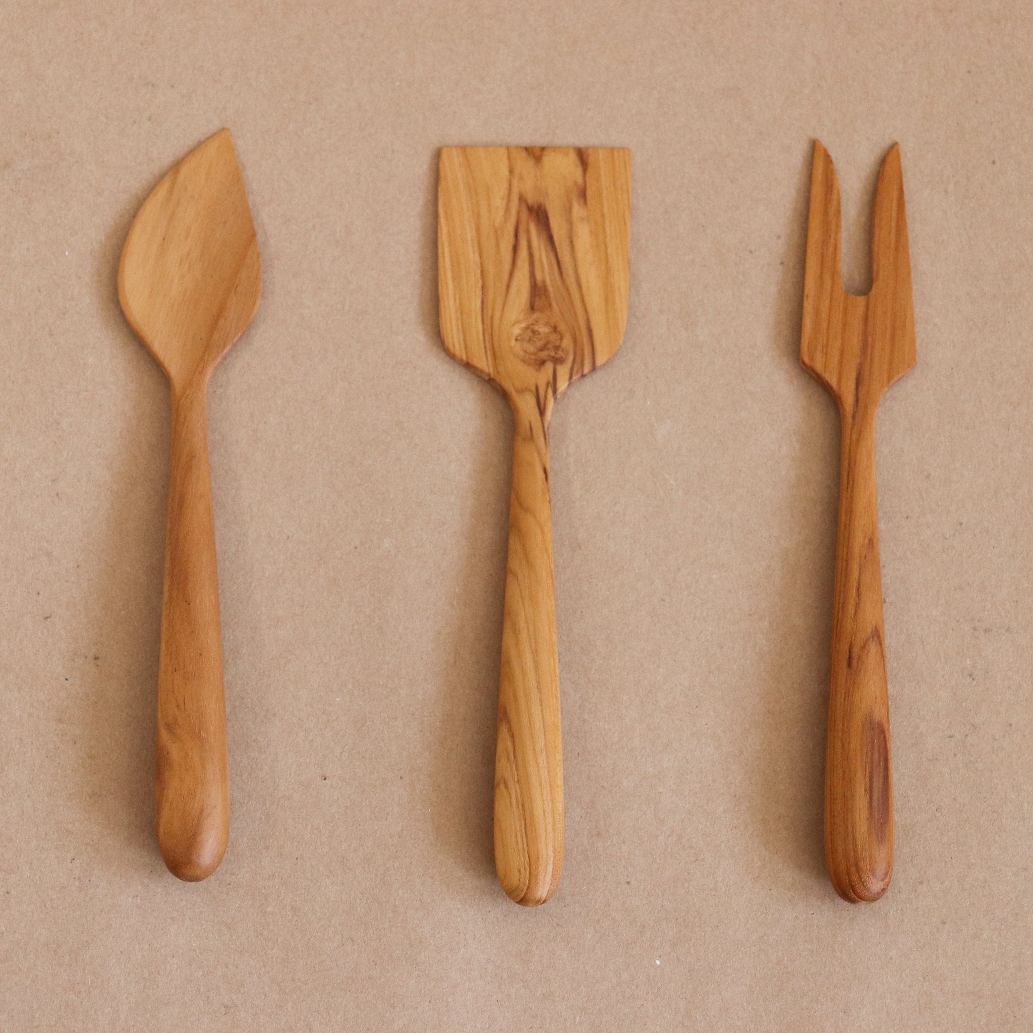BE HOME Kitchen Teak Cheese Knives