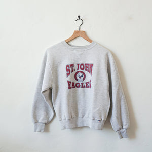 Benbrook Farms Apparel & Accessories Grey St. Johns Eagles / One Size Vintage Sweatshirts