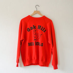 Benbrook Farms Apparel & Accessories Red Oak Hill Red Devils / XL Vintage Sweatshirts