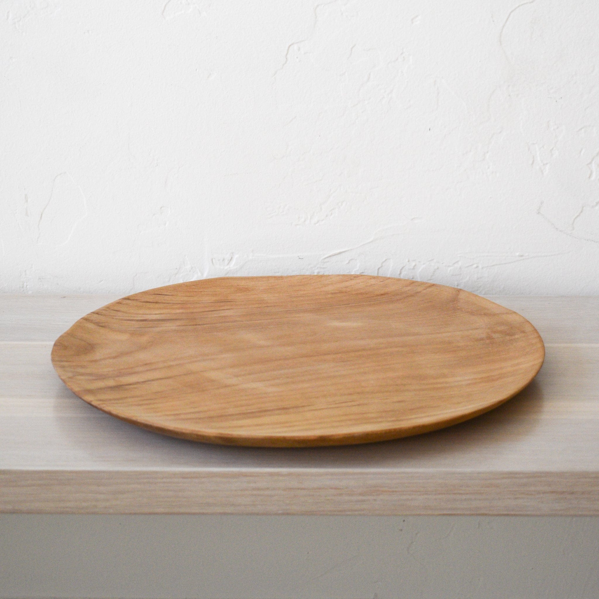BIDK Home Kitchen Extra-Large Scandinavian Teak Platter