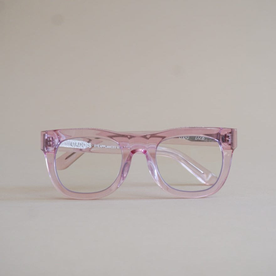 Caddis Glasses Clear Pink / 0.00 D28 Reading Glasses by Caddis