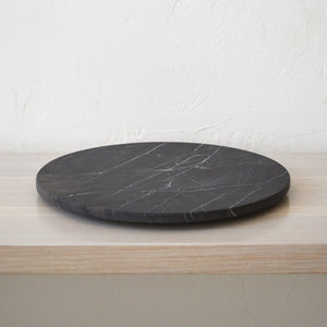 Casa Mineral Decor Black Marble Round Board | CURBSIDE PICKUP ONLY