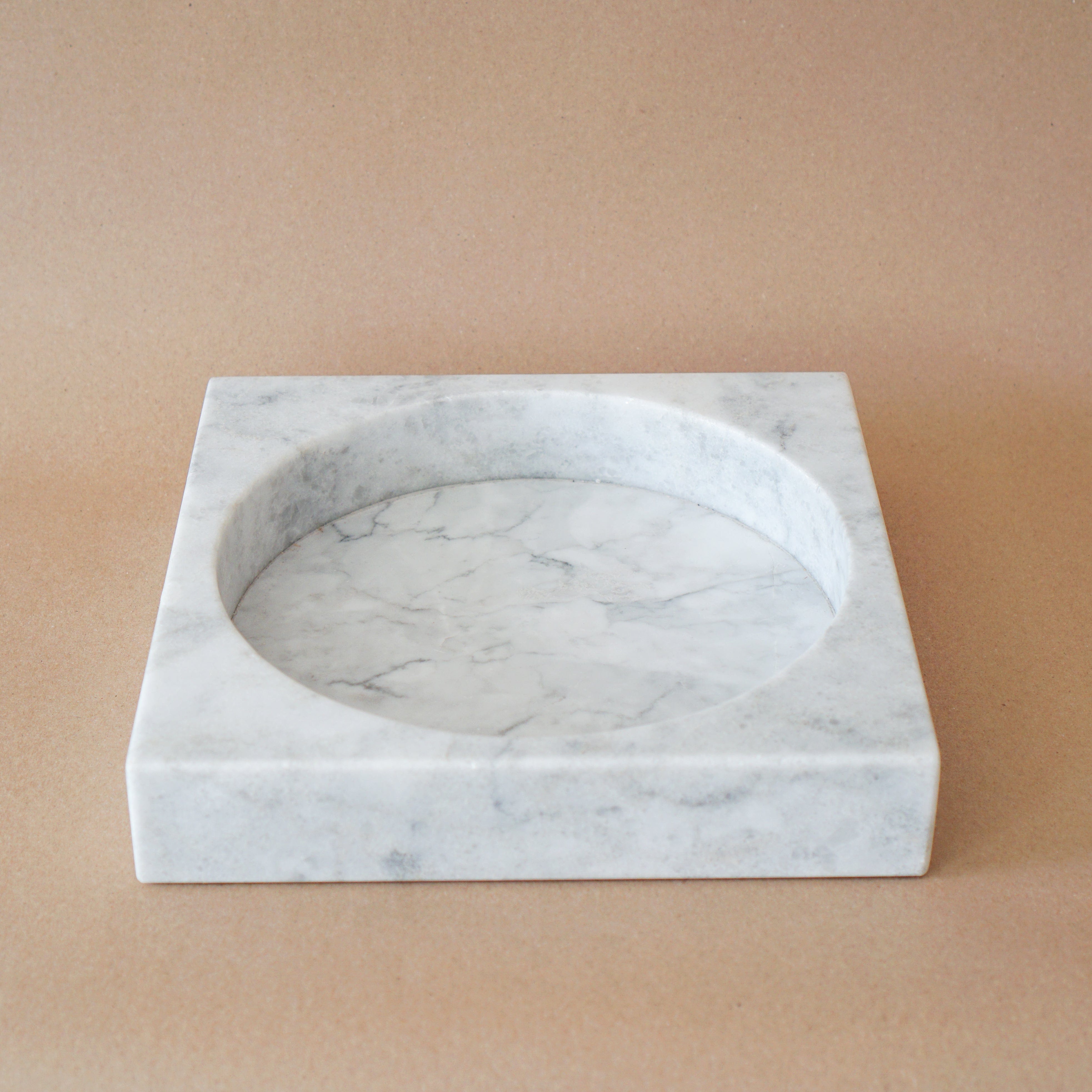 Casa Mineral Decor Marble Cubo Bajo Plate | PICKUP ONLY