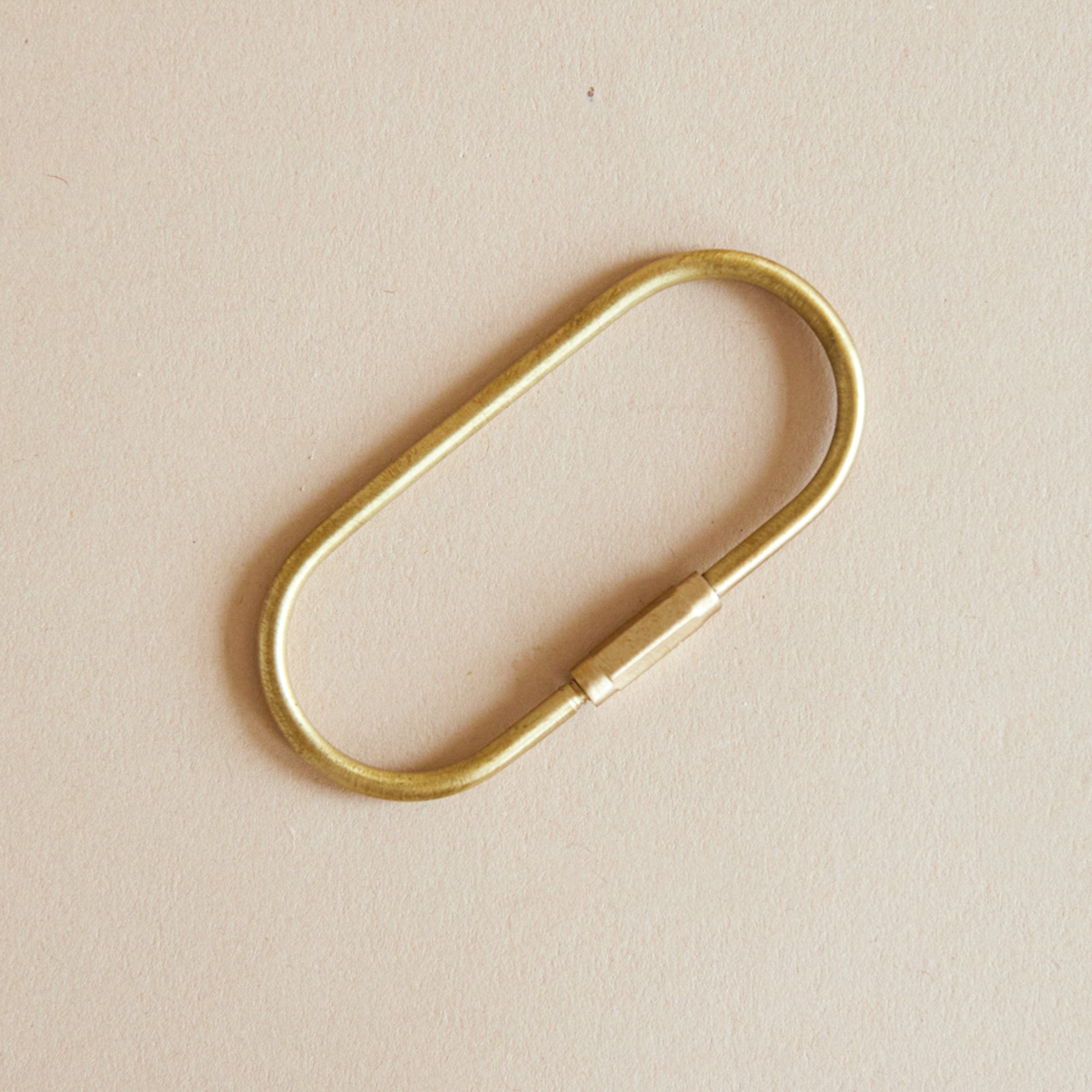Civil Alchemy Accessories Brass Keyring with Release