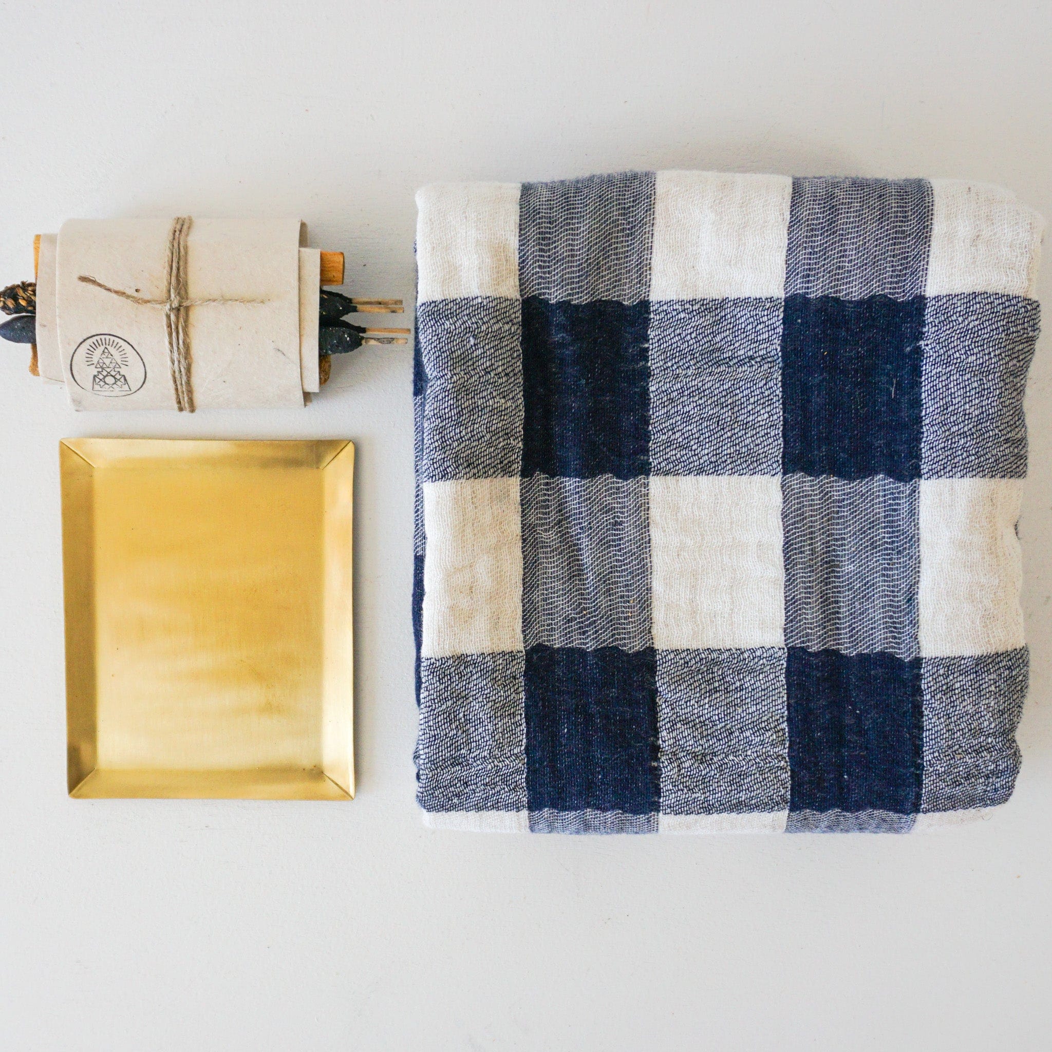 +COOP Bath & Body Gift Sets Powder Room Gift Set | Blue + Gold