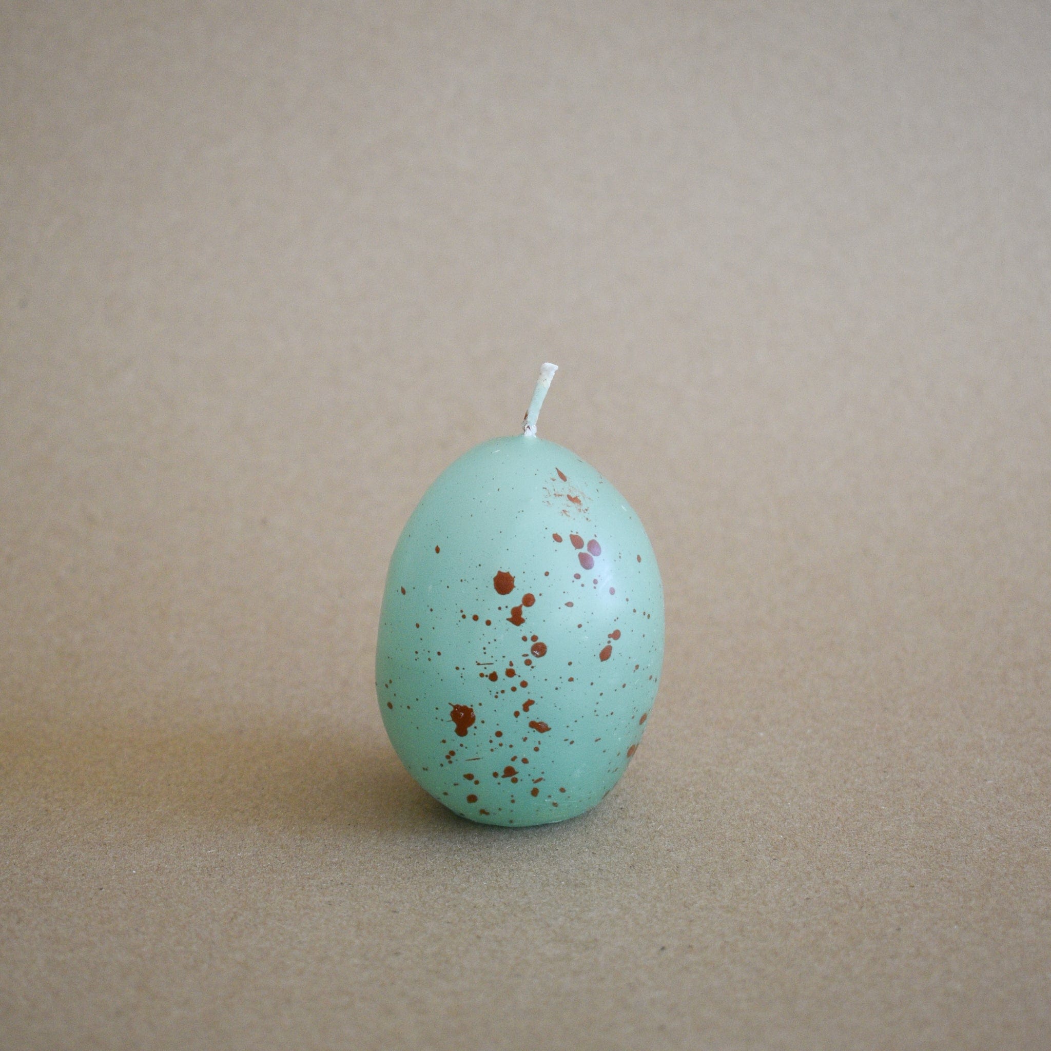 +COOP Candles Green Speckled Egg Candle