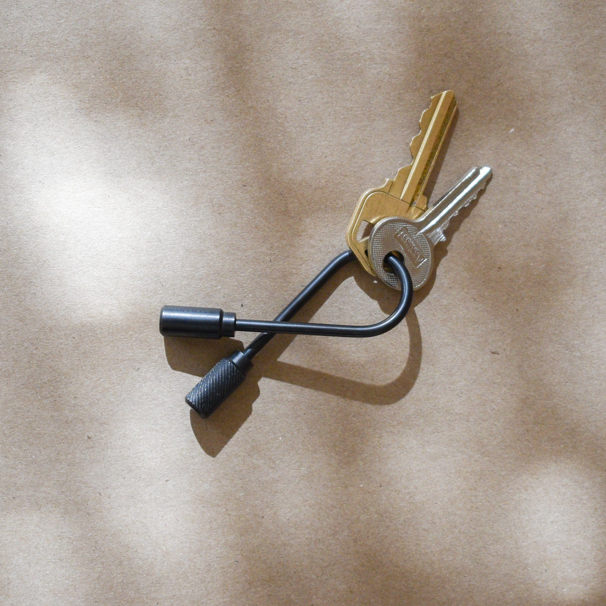 CRAIGHILL Accessories Black Black Closed Helix Keyring