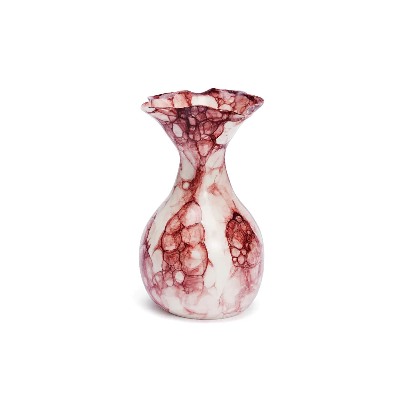 DB Ceramics Vases Burgundy Hermione Bud Vase by DB Ceramics