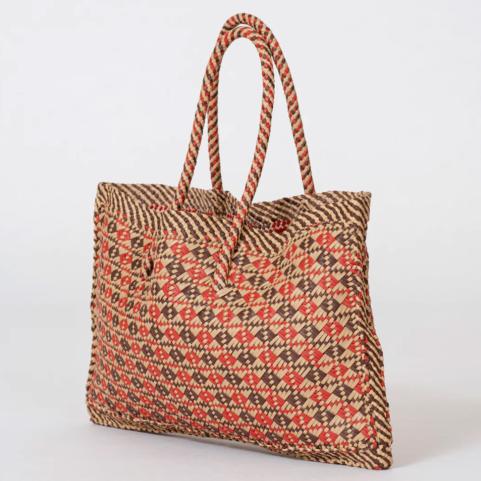 Dragon Diffusion Handbags Woven Maori Kete Bag by Dragon Diffusion - Selvam