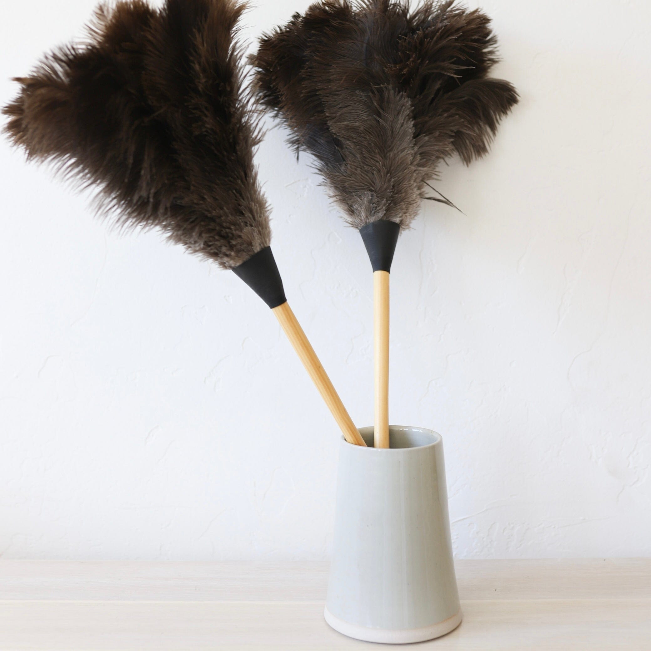 Earth & Nest Clean Home Black Feather Duster