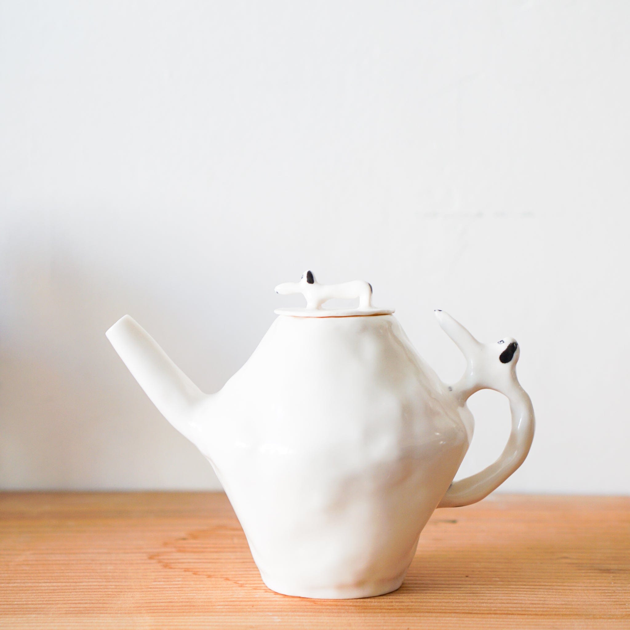 Eleonor Bostrom Ceramics Kitchen Dog Coffee + Tea Pot by Eleonor Bostrom