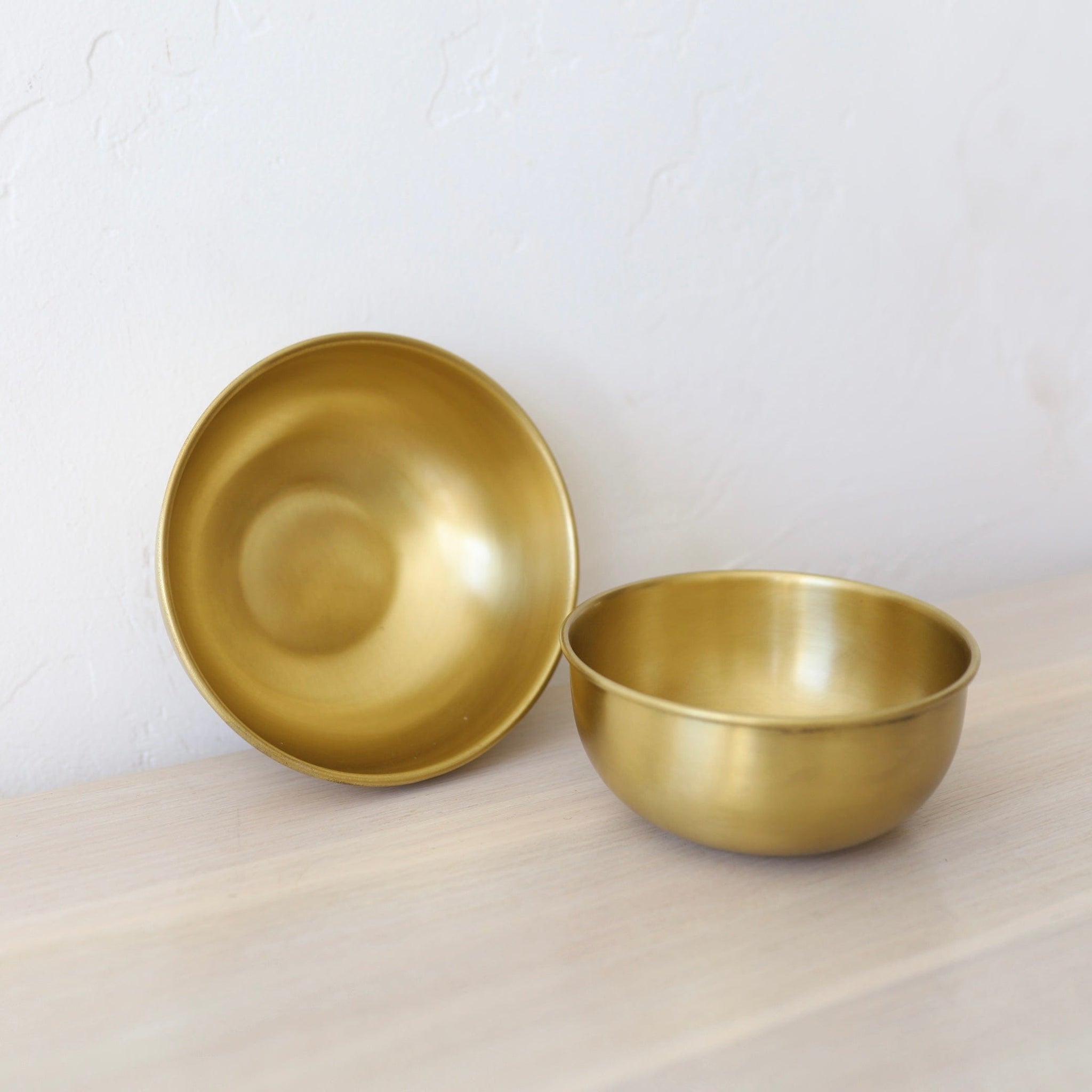 FOG LINEN Kitchen, Decor Extra Small Brass Bowl - Extra Small