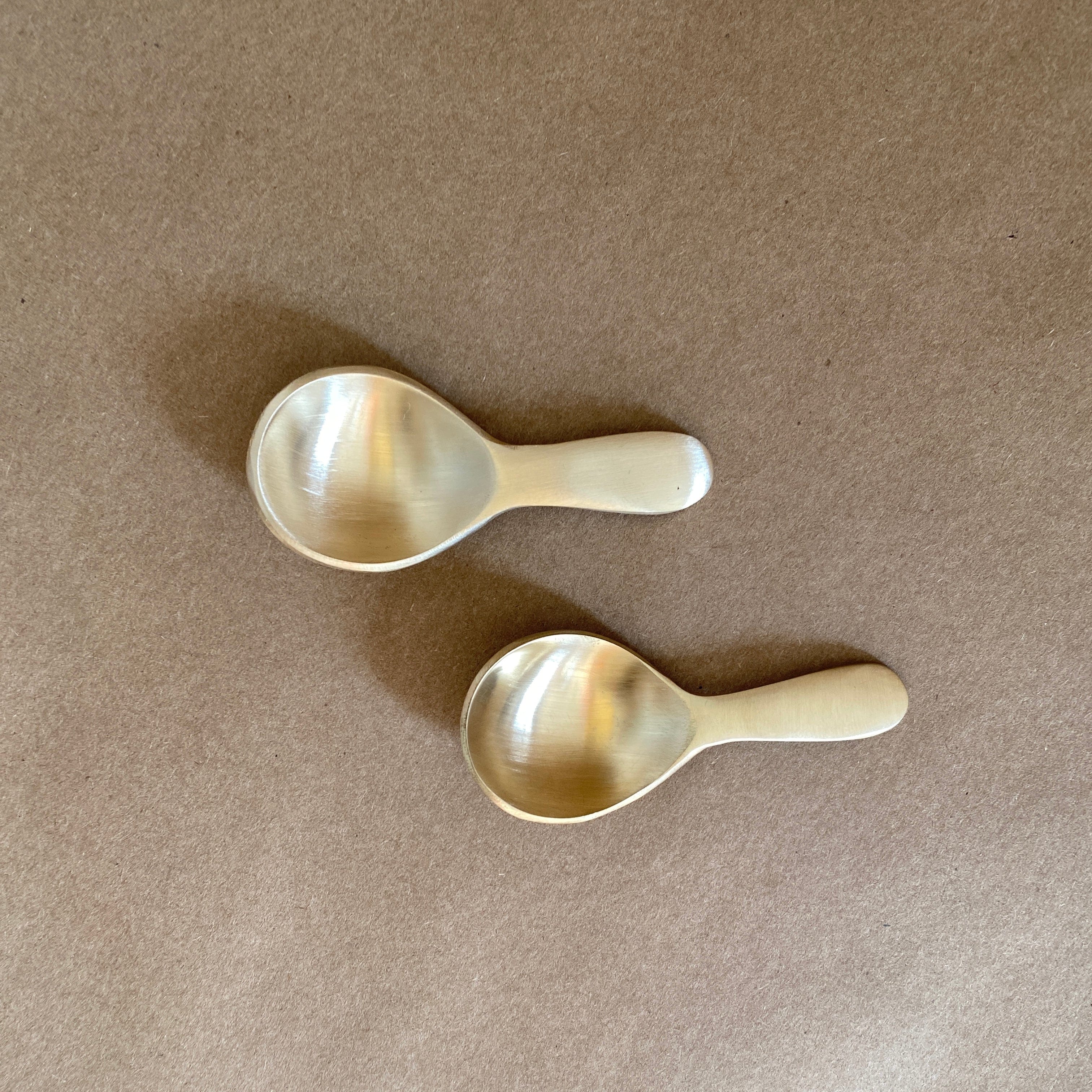 FOG LINEN Kitchen Mini Brass Spoon