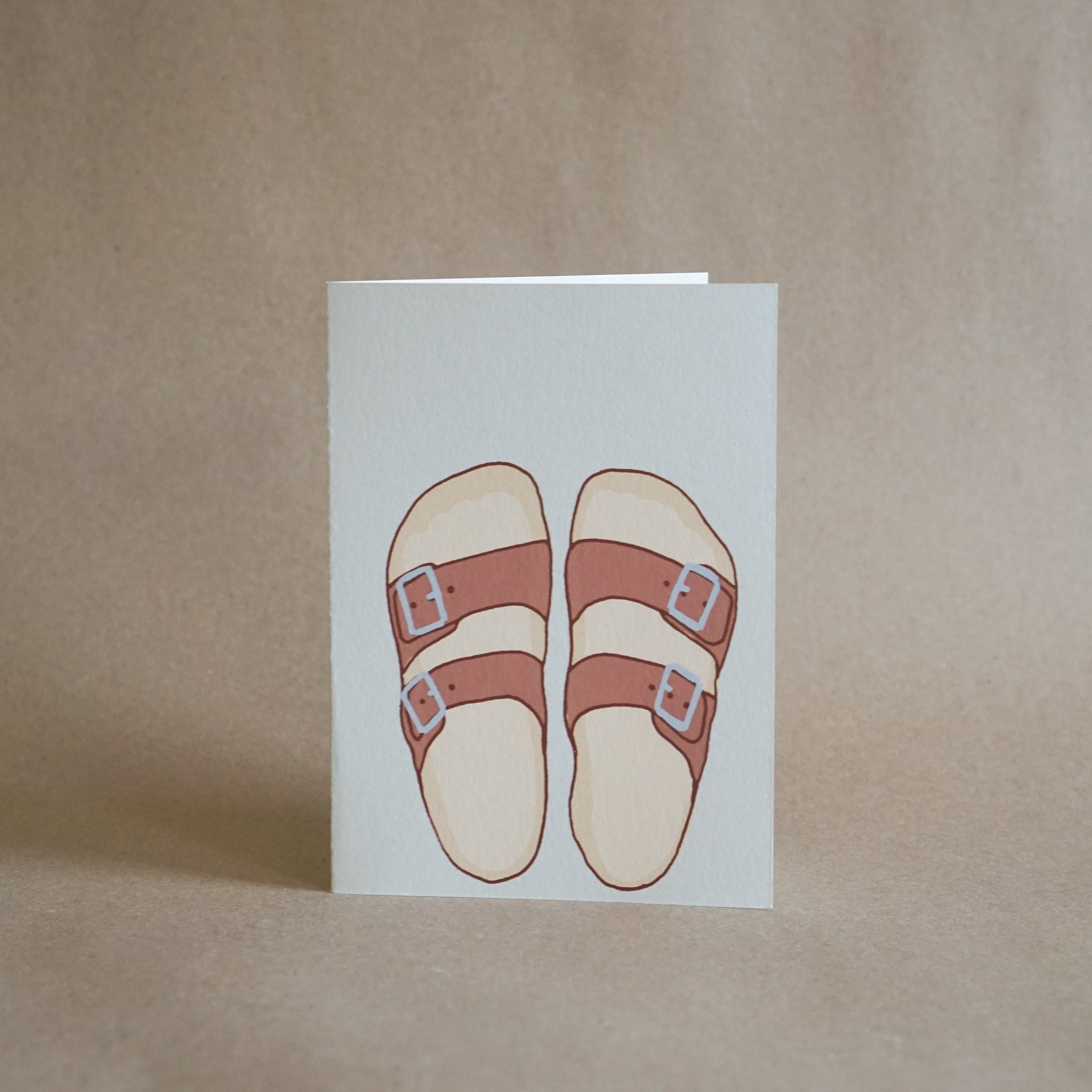 GOLD TEETH BROOKLYN Stationery Sandals Card