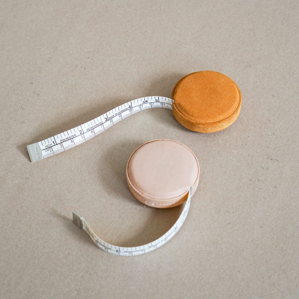 Graphic Image Accessories Leather Tape Measure - Natural