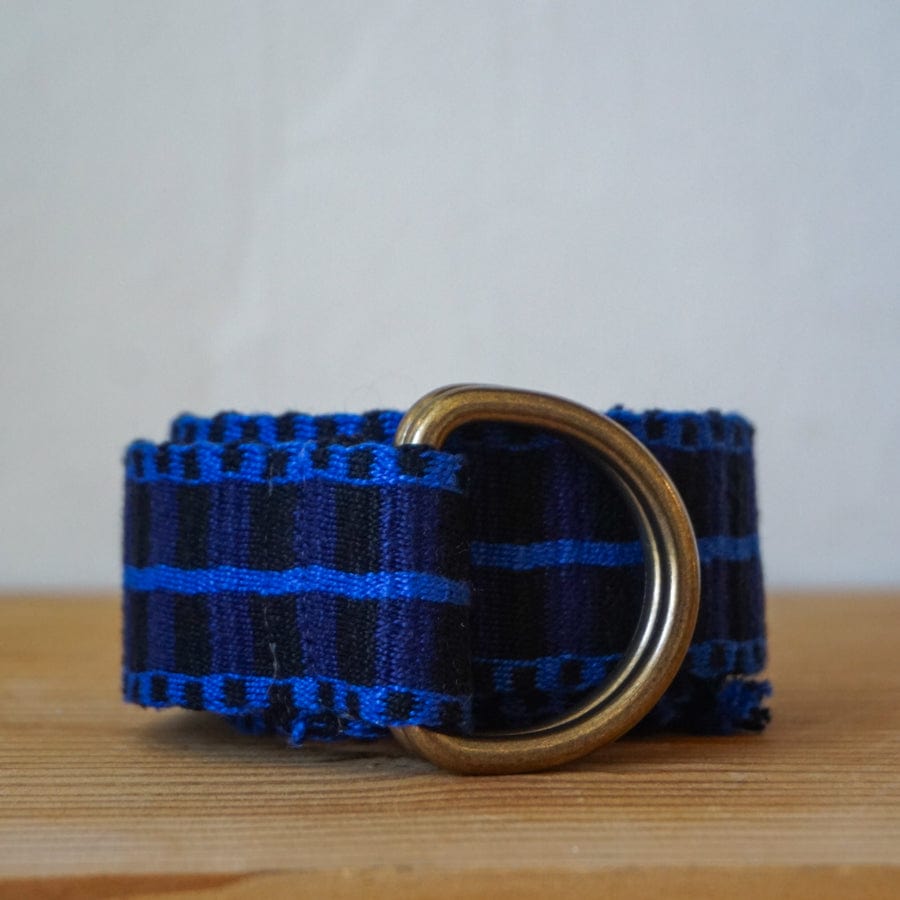 Guanabana Apparel & Accessories Blue/Black Braided Belt by Guanabana
