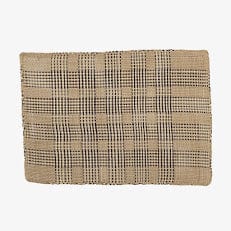 Guanabana Dining + Tabletop Brown/Brown Straw Placemat in Stripes by Guanabana