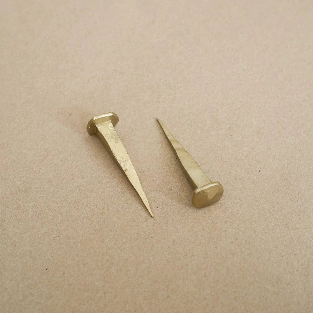 Homart Accessories Raw Metal Nail in Brass