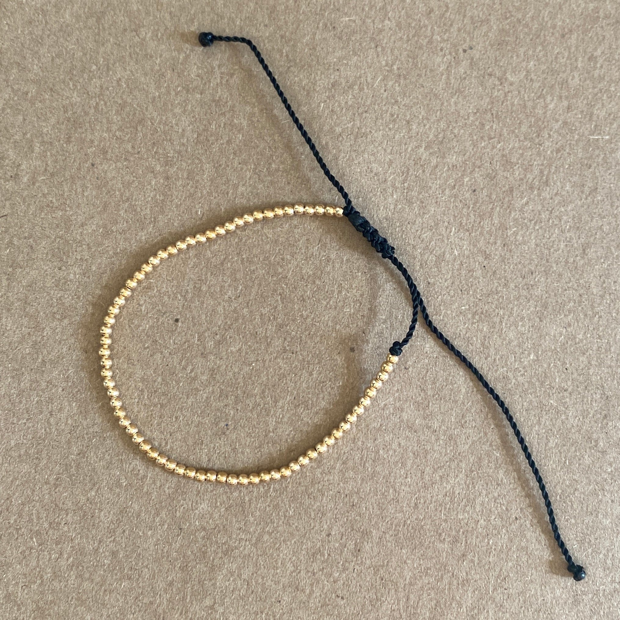 Diamond Bezel Silk Cord Bracelet – KBjewels