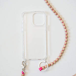 Ina Seifart Accessories Natural/Pink Doppelhandykette Long iPhone Necklace - Natural / Pink