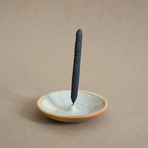 INCAUSA Apothecary Speckled Stoneware Incense Holder - Natural