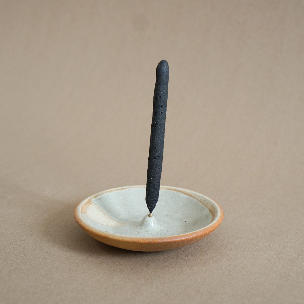 INCAUSA Apothecary Stoneware Incense Holder - Black