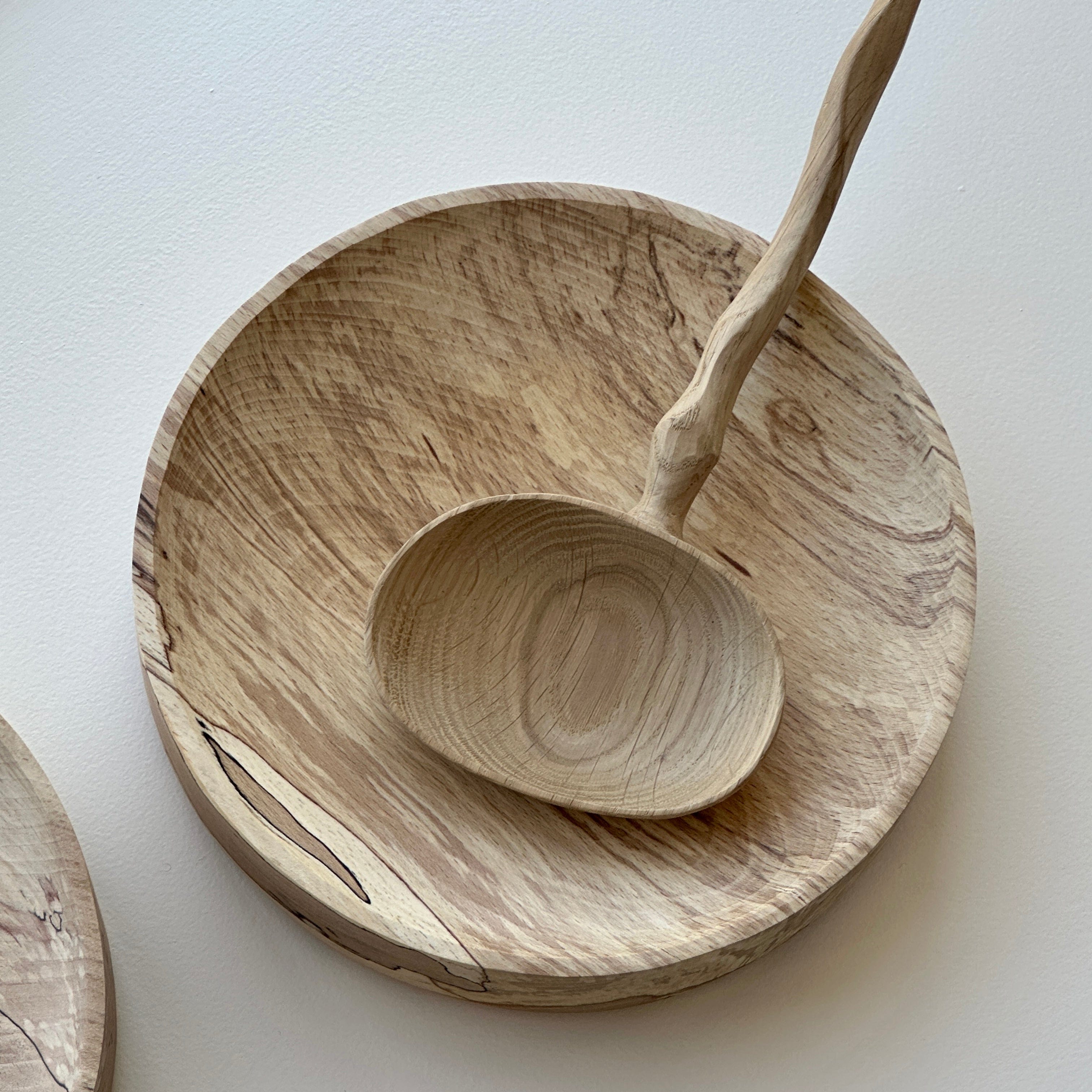 Jamie Gaunt Bowls Hand Carved Nest Bowls in Spalted Beech - Medium