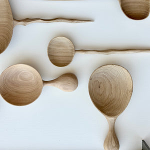 Jamie Gaunt Kitchen Hand Carved Oak Scoop - Oval