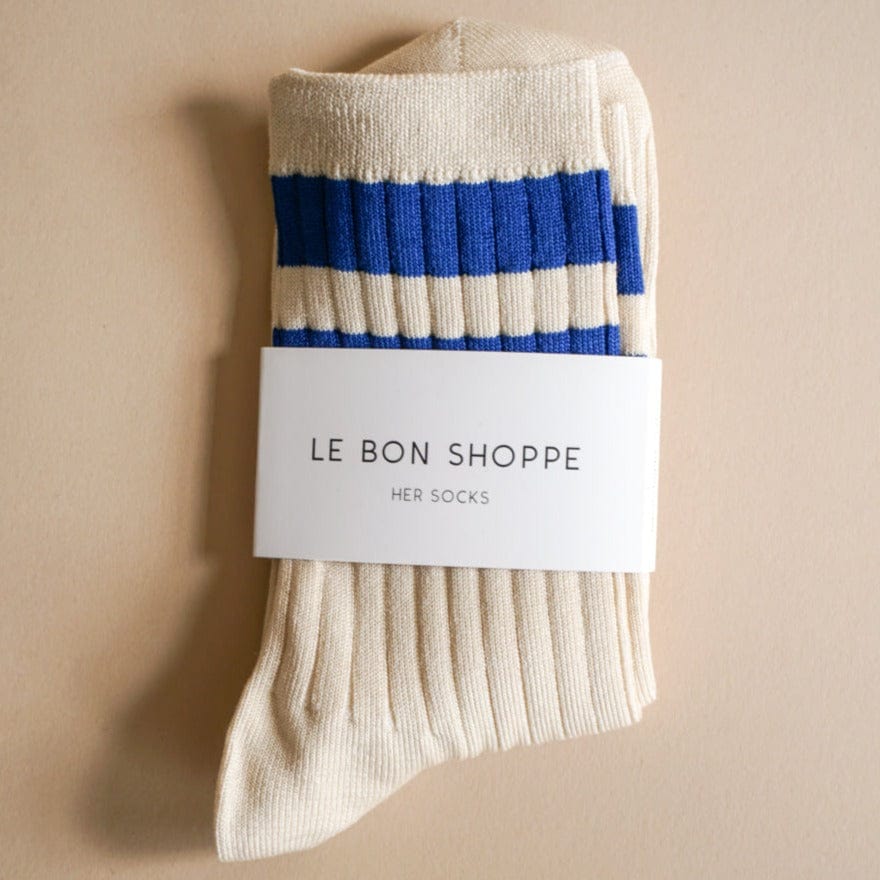 Le Bon Shoppe Socks Azure Le Bon "Her Varsity" Socks