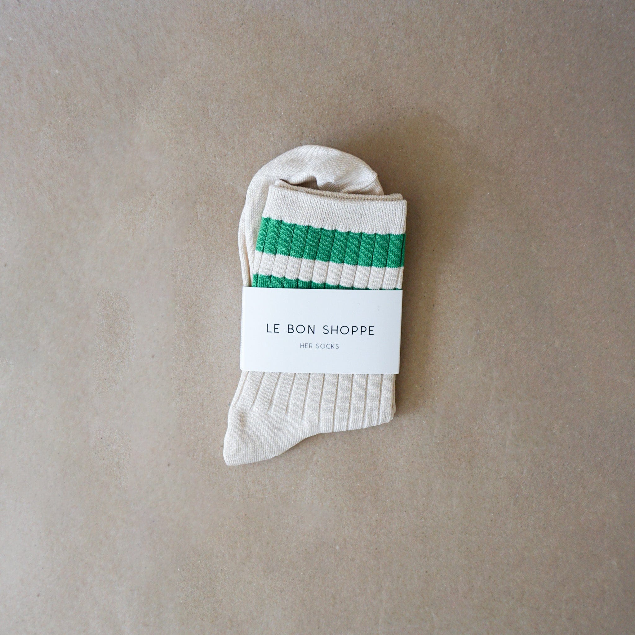 Le Bon Shoppe socks Green Le Bon "Her Socks" Varsity