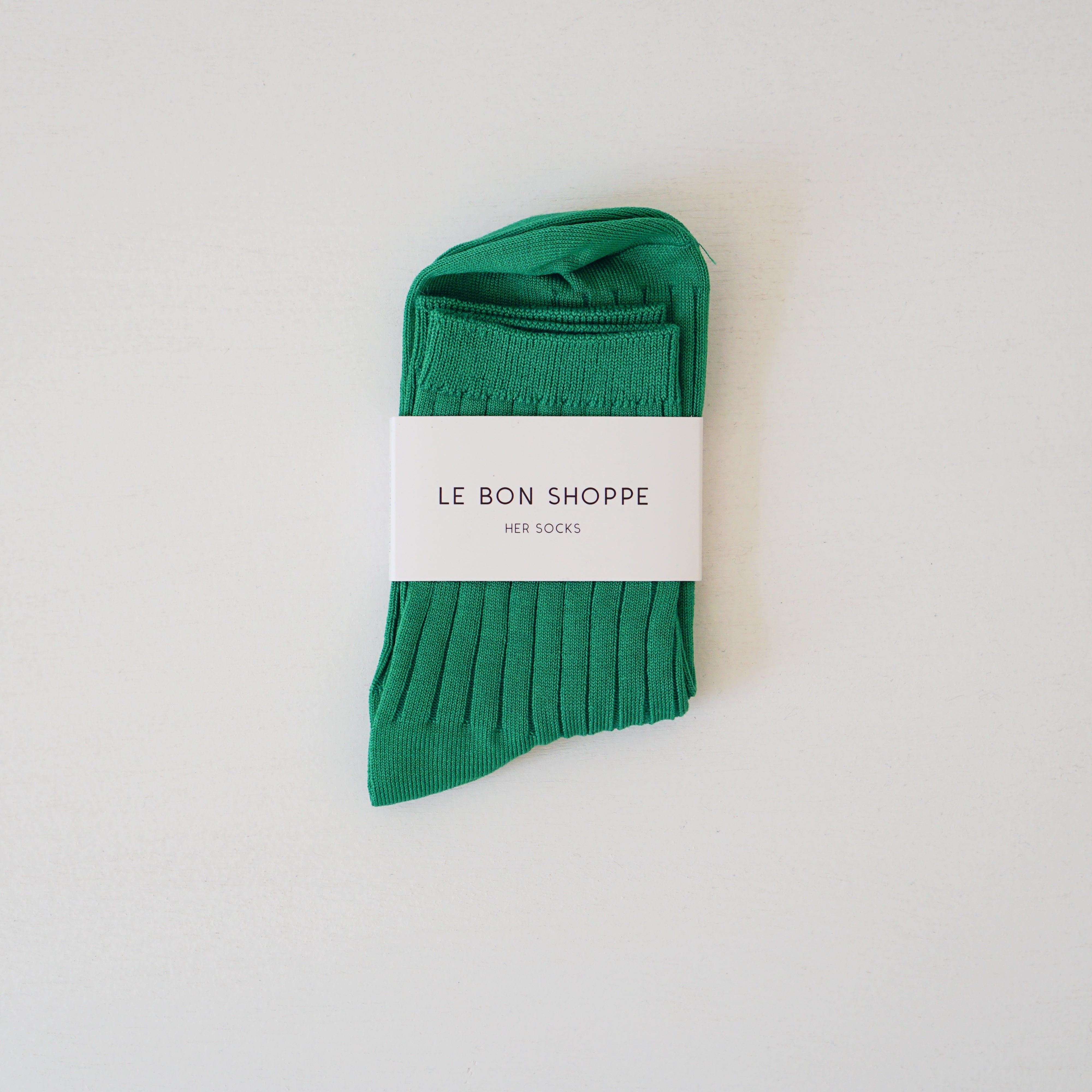 Le Bon Shoppe socks Kelly Green Le Bon "Her" Socks