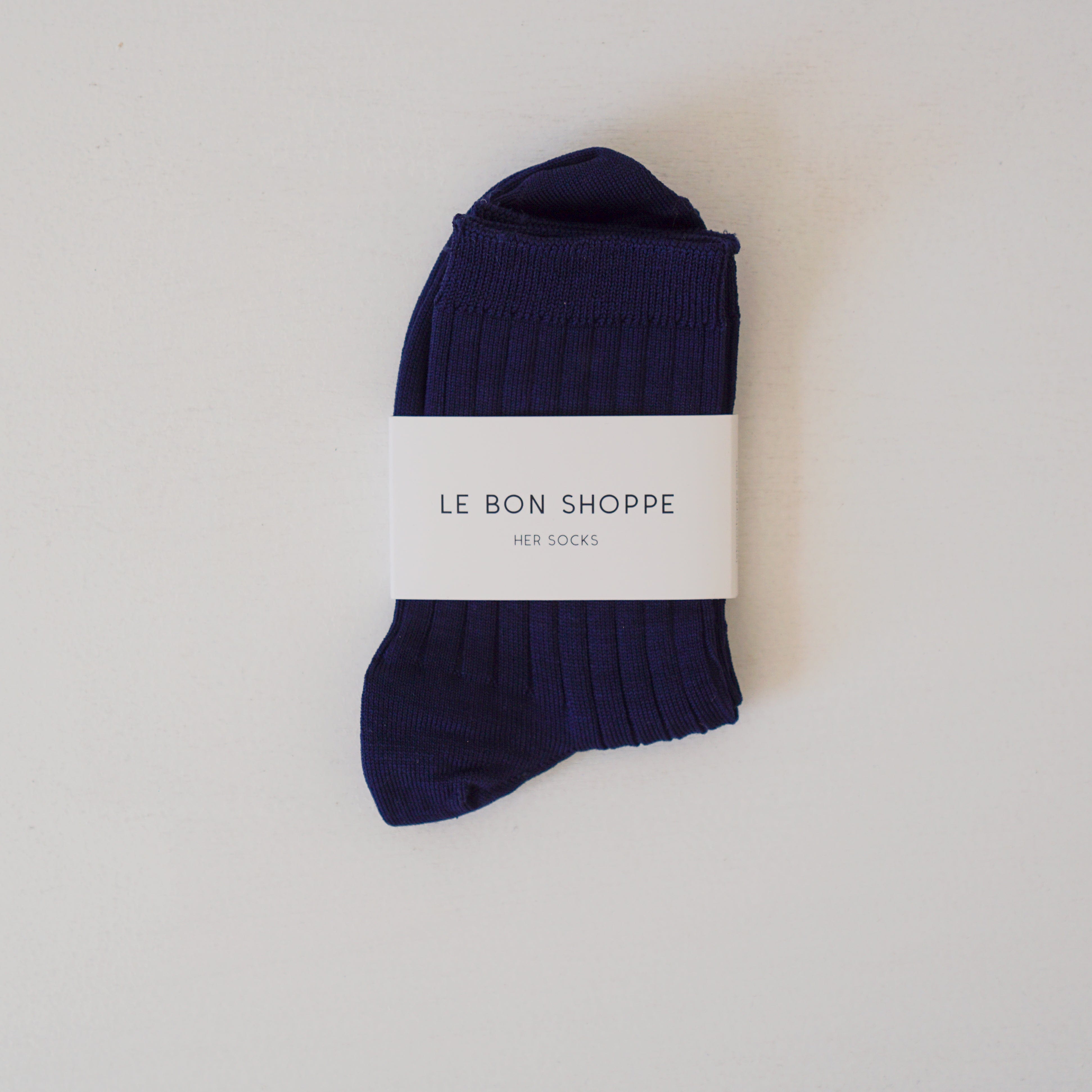 Le Bon Shoppe socks Navy Le Bon "Her" Socks