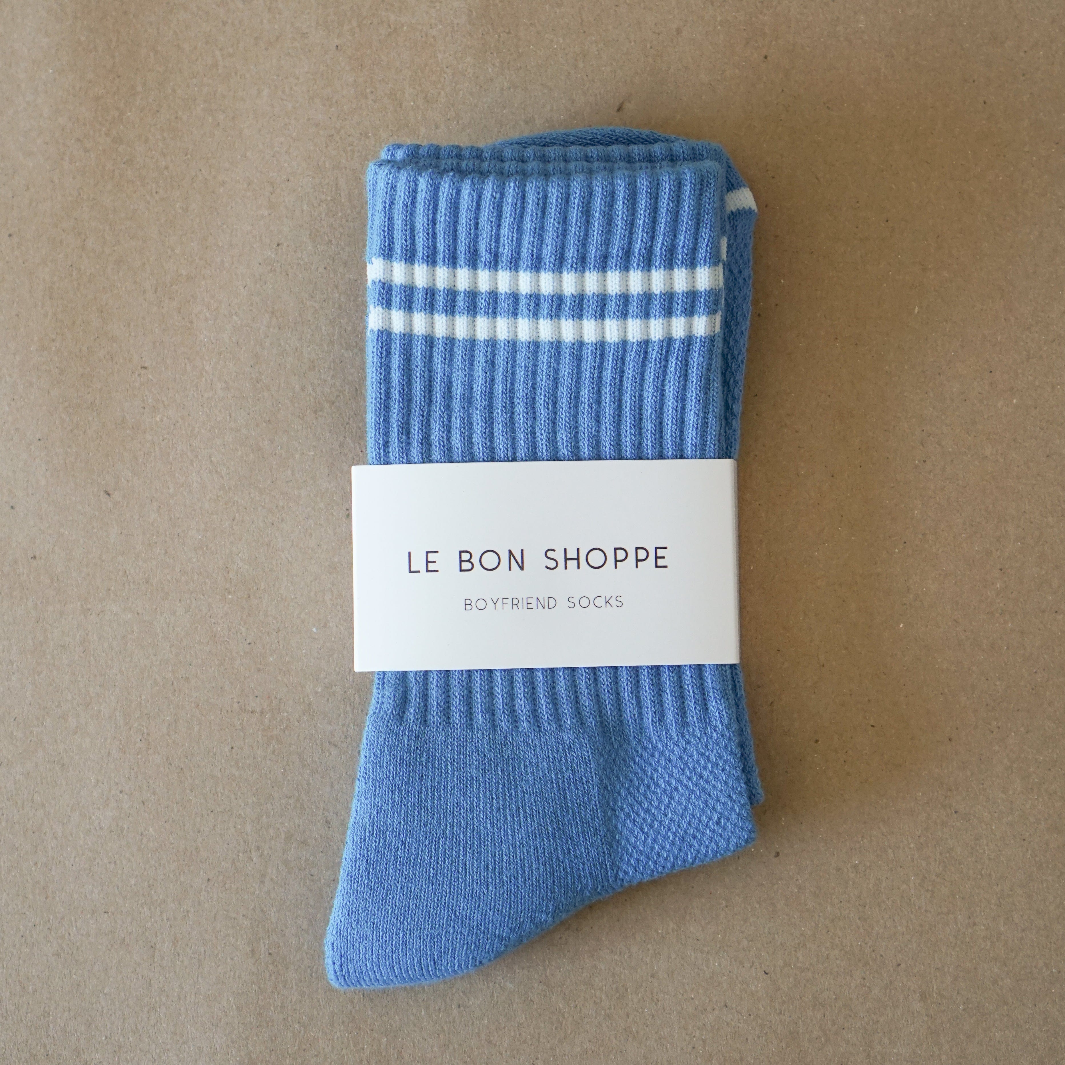Le Bon Shoppe socks Ocean Blue Le Bon "Boyfriend" Socks