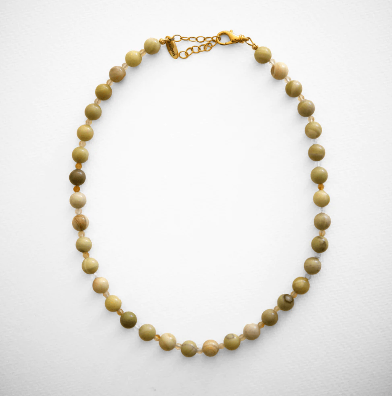 Made by Rooni Jewelry Butter Jasper + Citrine / Small Made by Rooni Gemstone Necklace