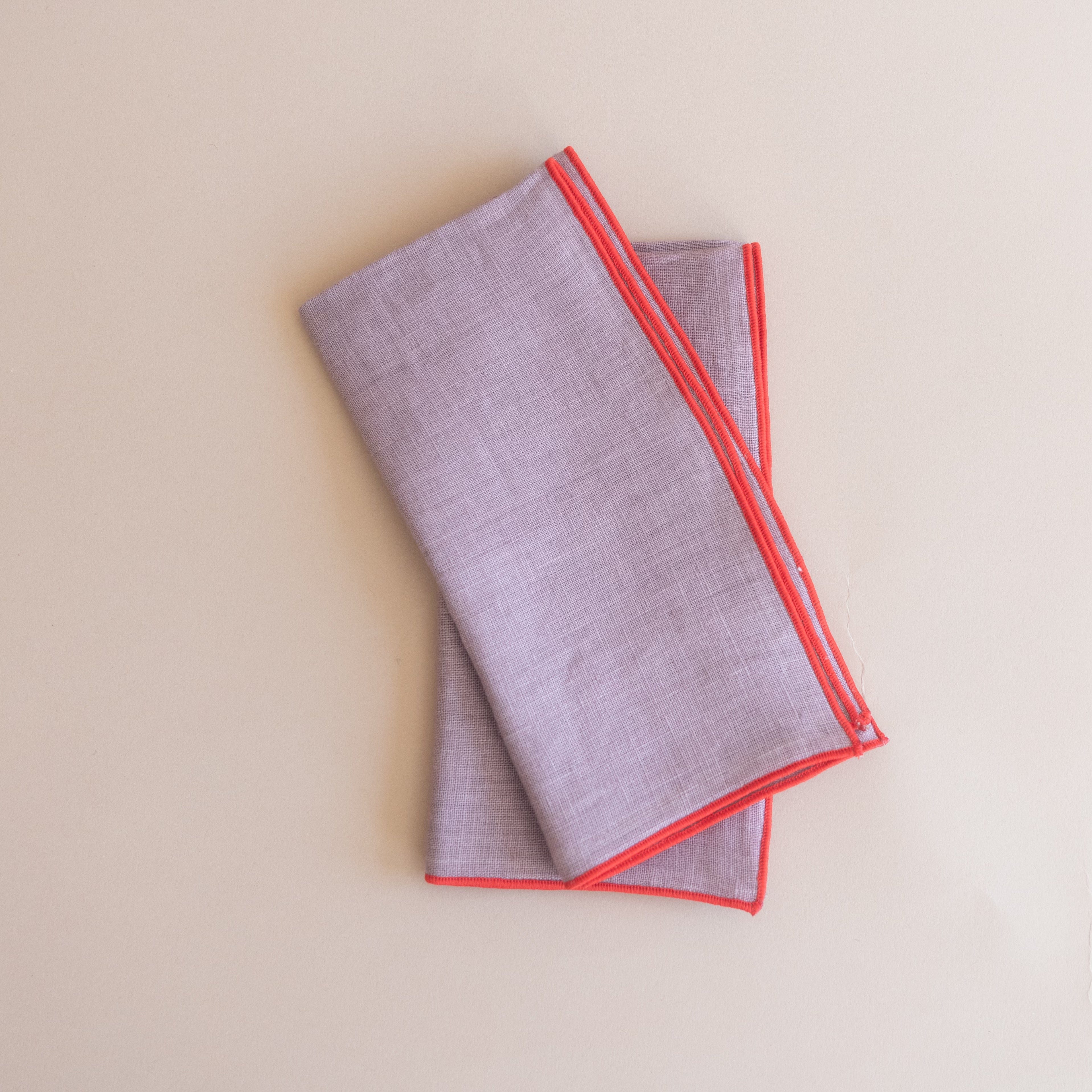 Madre Linens Oyster / Medium Napkins by Madre