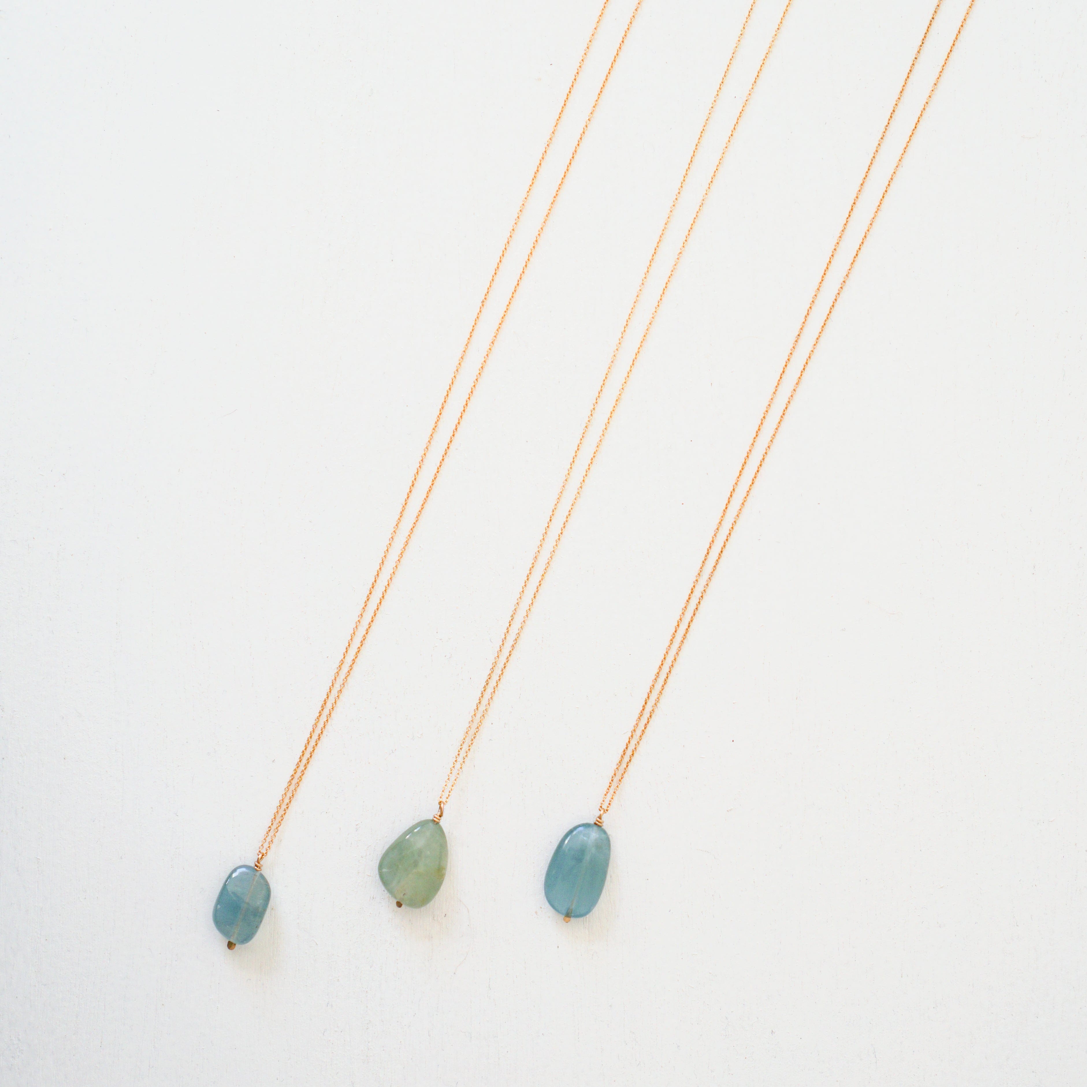 Mary MacGill Necklaces Aquamarine Drop Necklace | Mary MacGill