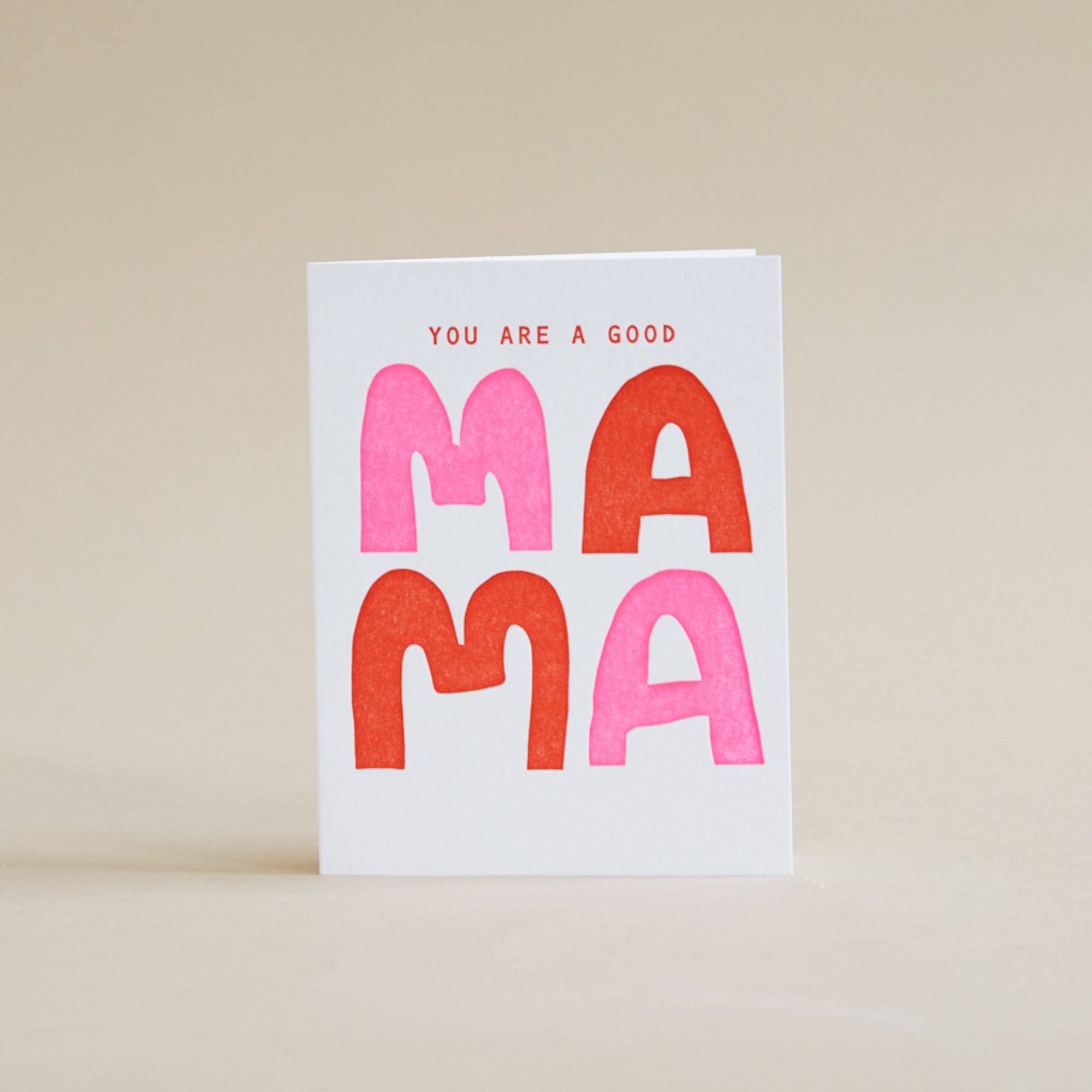 Meshwork Press Stationery Good Mama Card