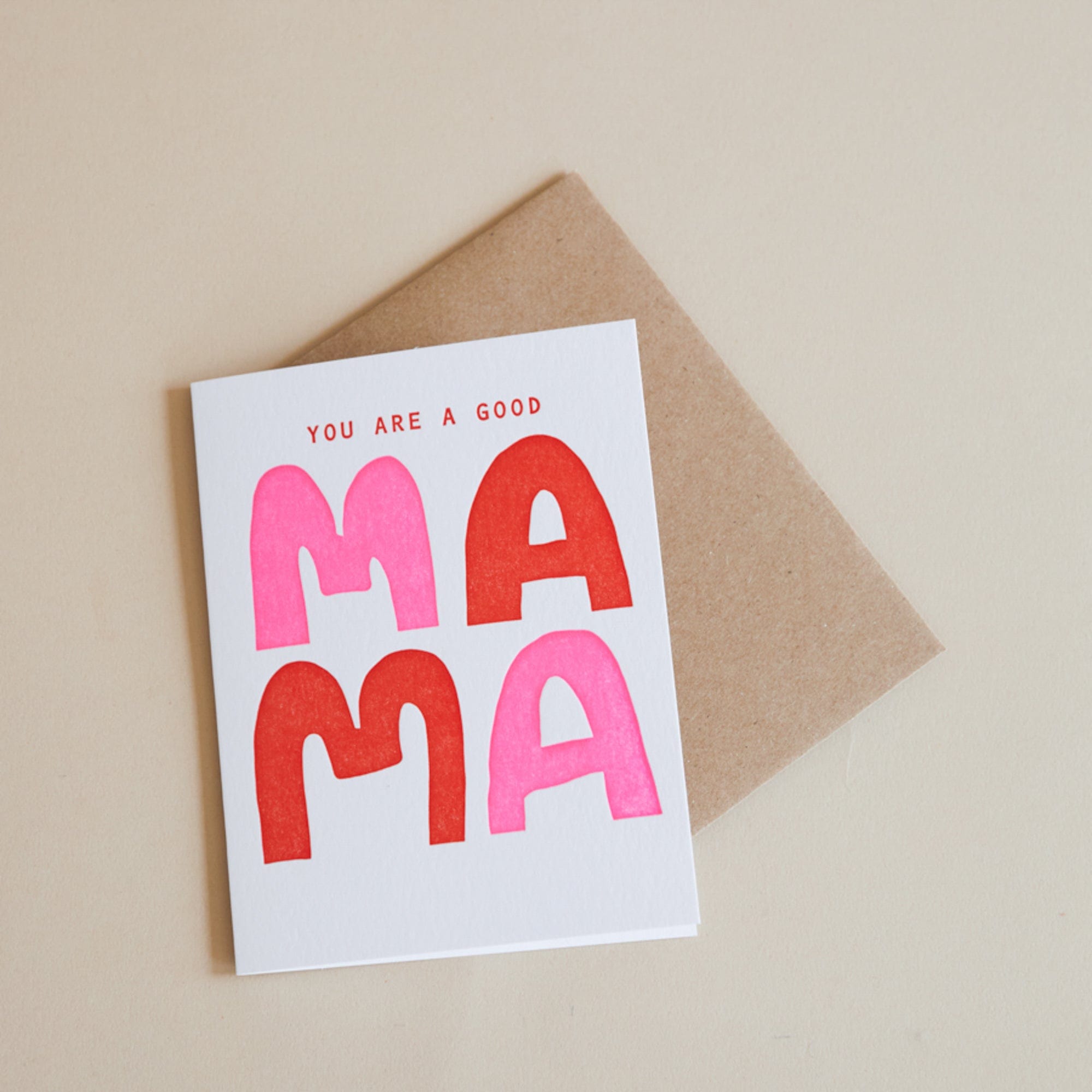 Meshwork Press Stationery Good Mama Card